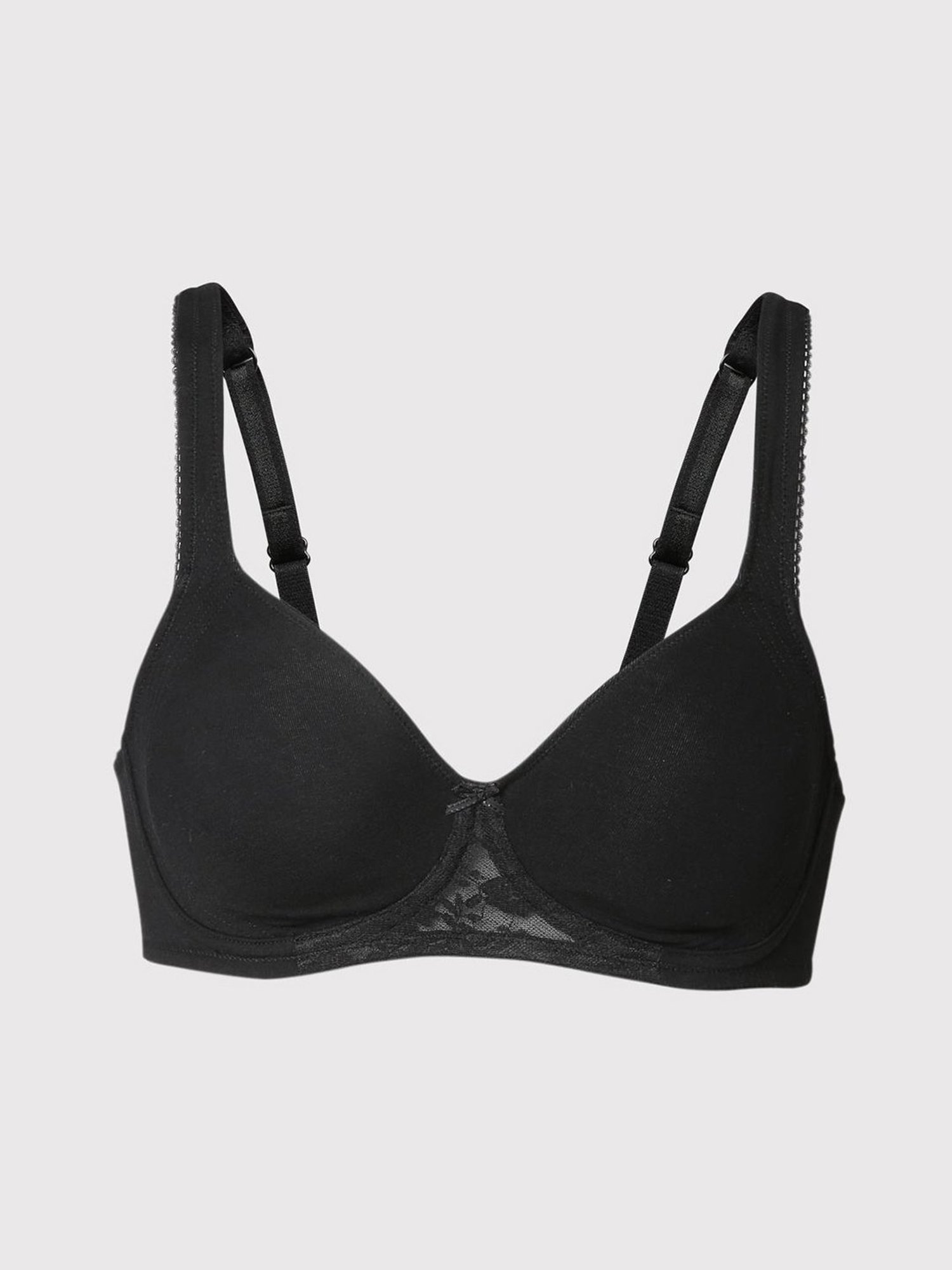 Tweens Peach & Green Non Padded Bra (Pack Of 2)