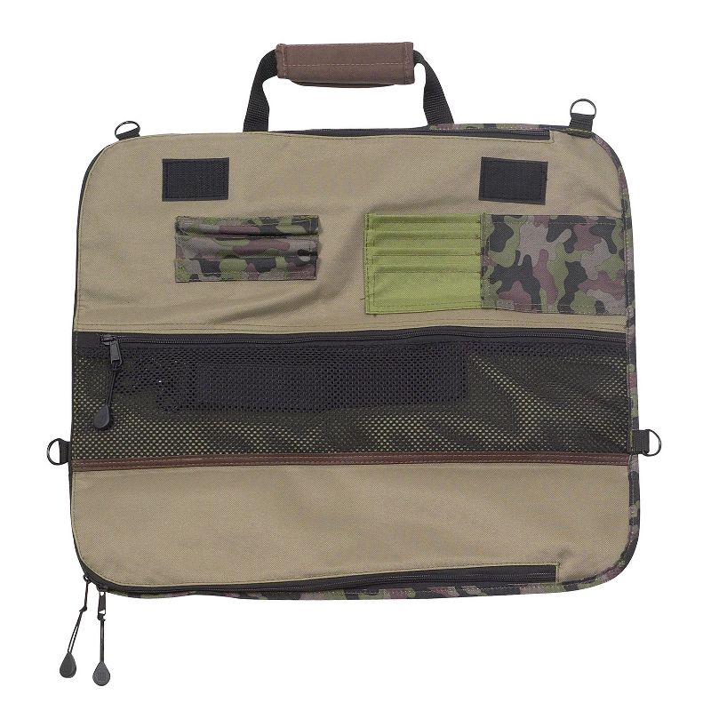 Messermeister 2088-8/C 8 Pocket Padded Print Knife and Kitchen Tool Storage Luggage, Camouflage