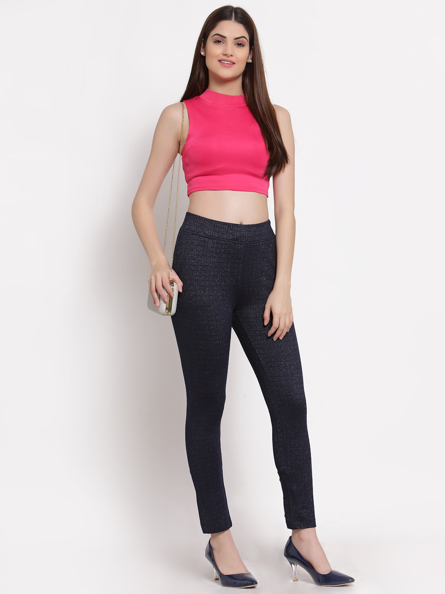 Westwood Dark Blue Skinny Fit Jeggings