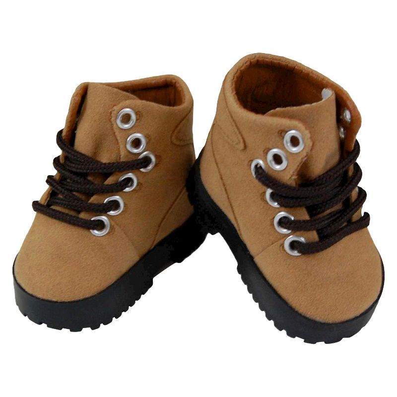 The Queen's Treasures 18 Inch Doll Clothes Accessory, High Quality Hiking Work Boots & Authentic Shoe Box