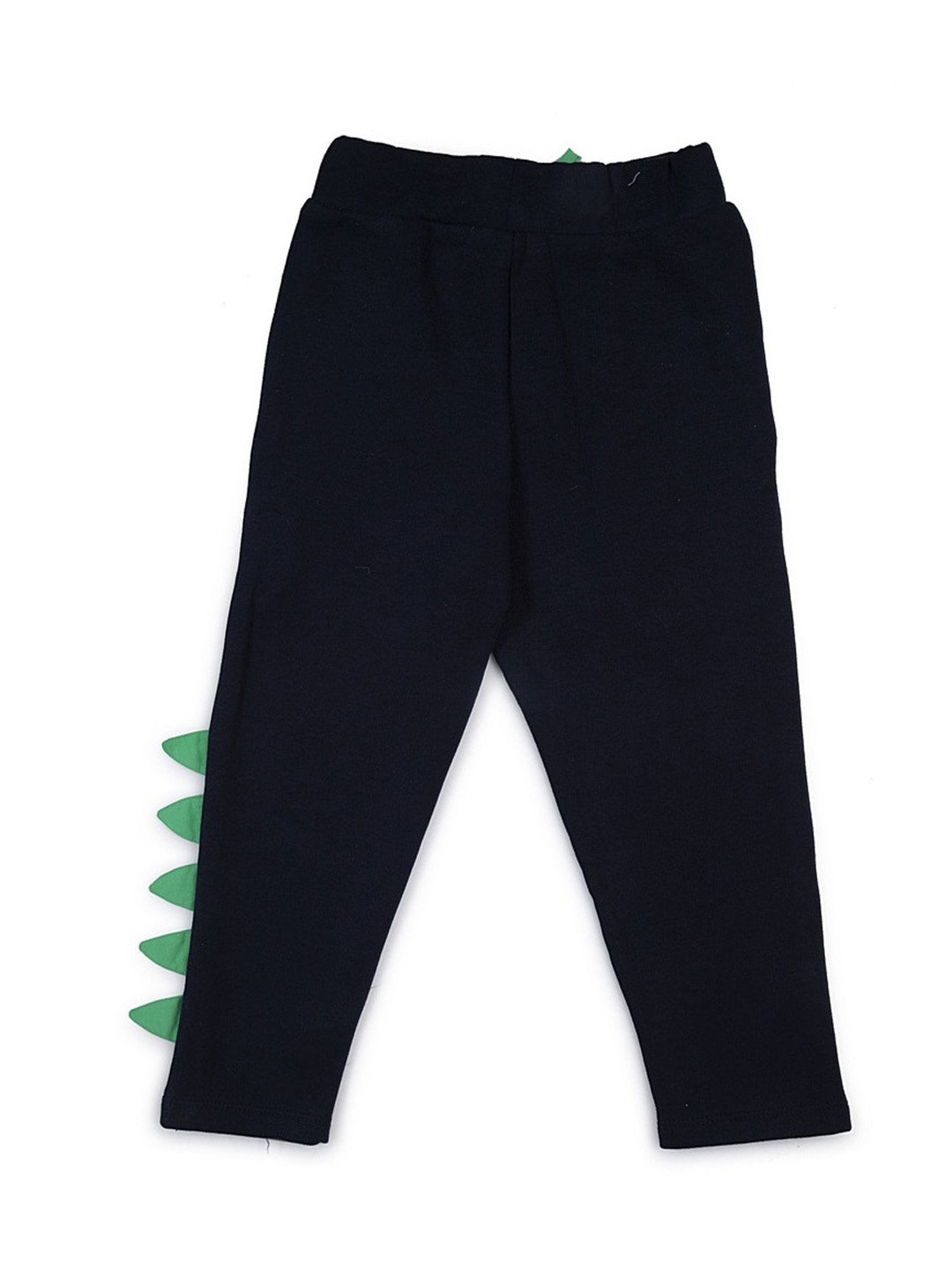 Lazy Shark Boys Navy Blue Printed  Trousers