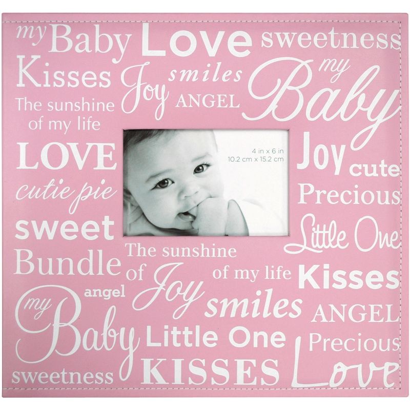 MBI Expressions Post Bound Album W/Window 12"X12"-Baby - Pink