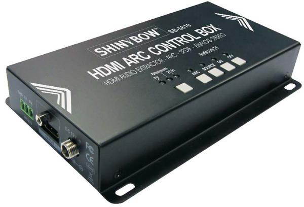 Shinybow SB-5610 HDMI Audio Extractor-ARC-SPDIF-Analog Stereo Control Box