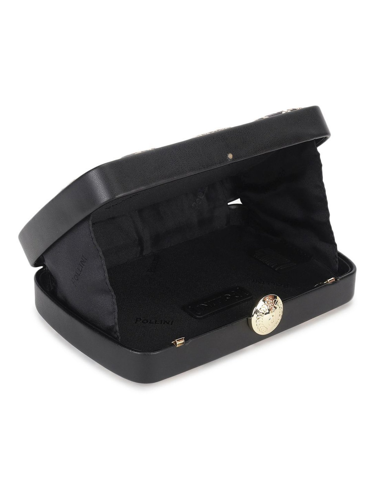 Pollini Brown Soft Animal Effect Small Cross Body Bag