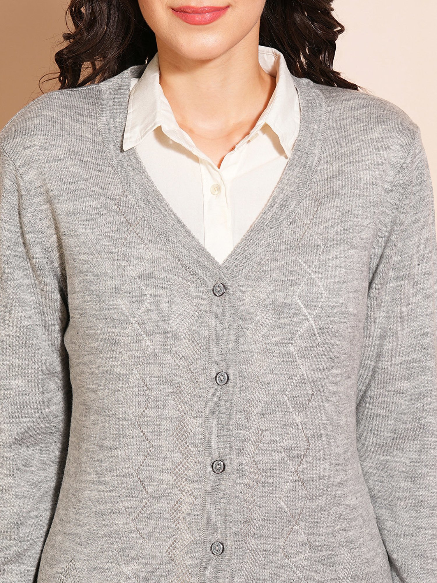 Globus Grey Regular Fit Sweater