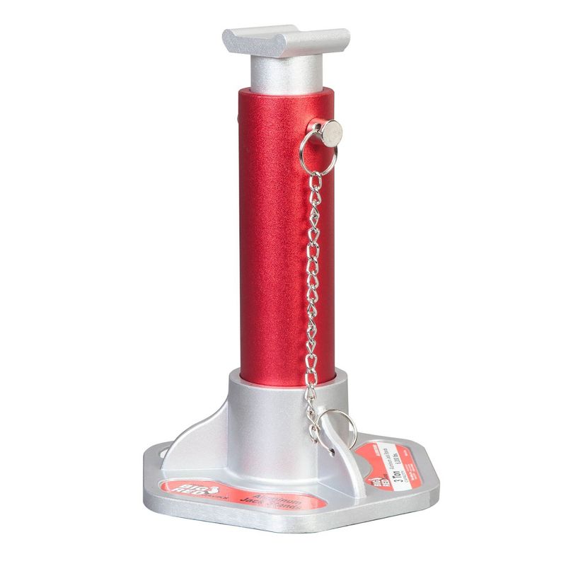 Torin Big Red T43004 3 Ton Capacity Double Locking Aluminum Jack Stands, 1 Pair