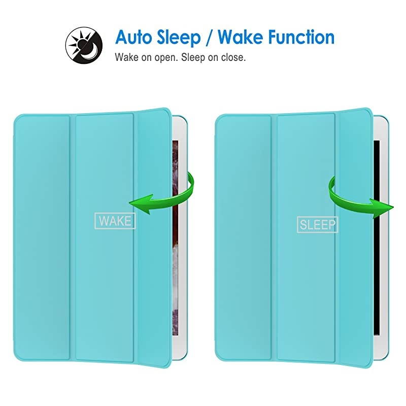 Case for iPad Pro 97Inch 2016 Model Smart Cover Auto WakeSleep Blue