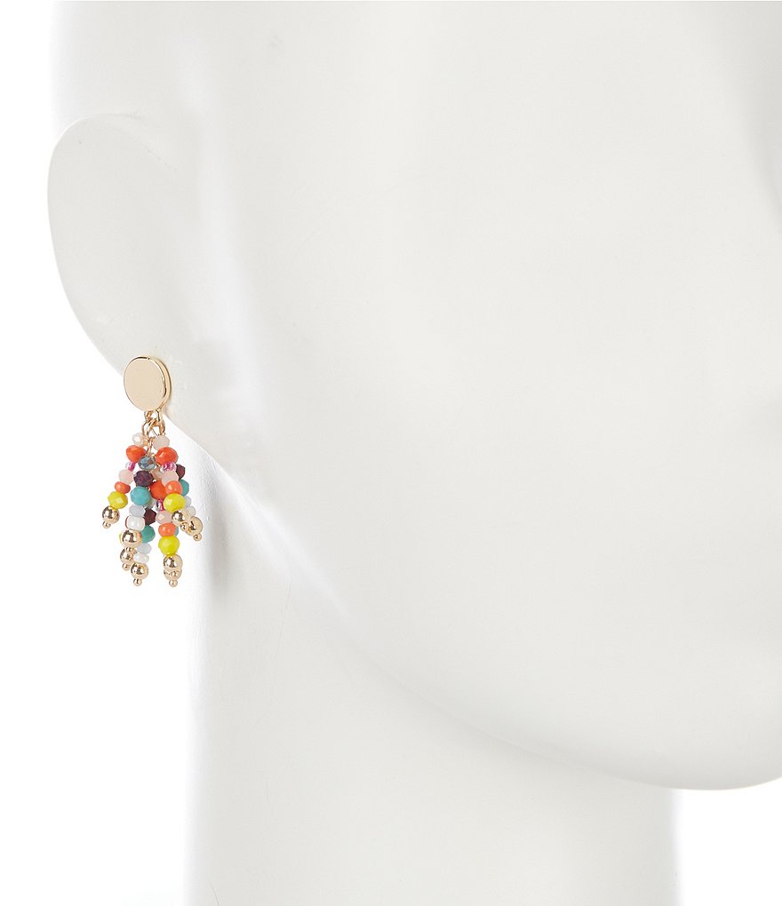 Beaded Tassel Earrings