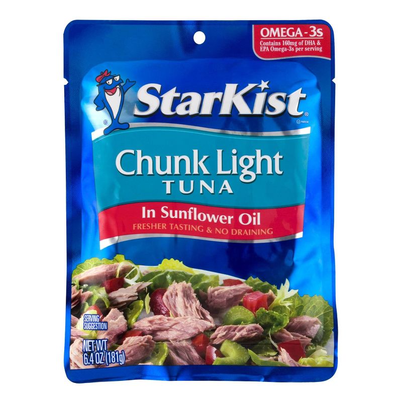 StarKist Chunk Light Tuna in Sunflower Oil Pouch - 6.4oz