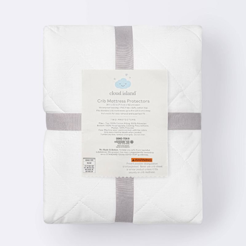 Kolcraft Waterproof Crib and Toddler Mattress Pad