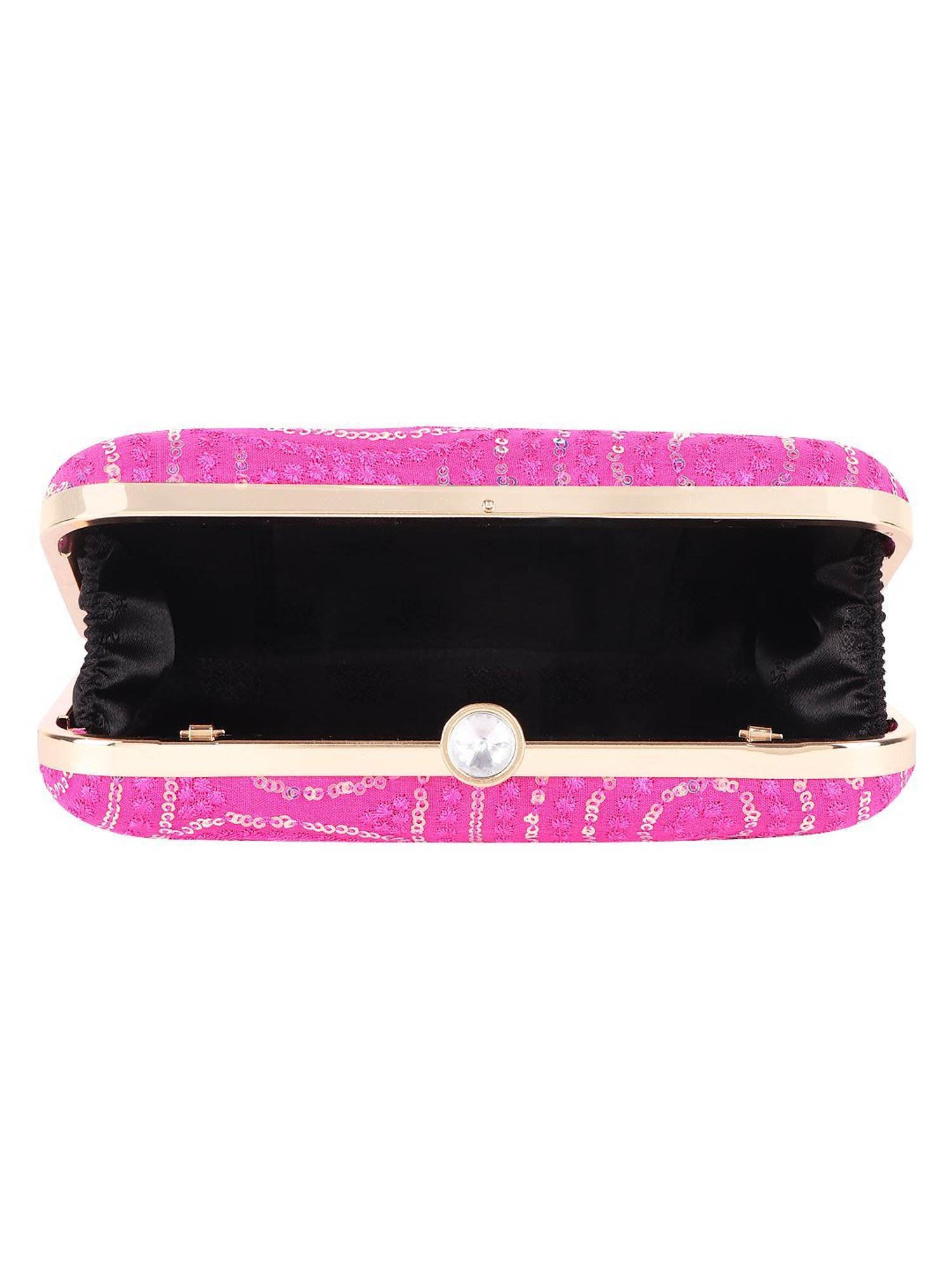 Estee & Lilly Turn Key Closure Clutch - Black