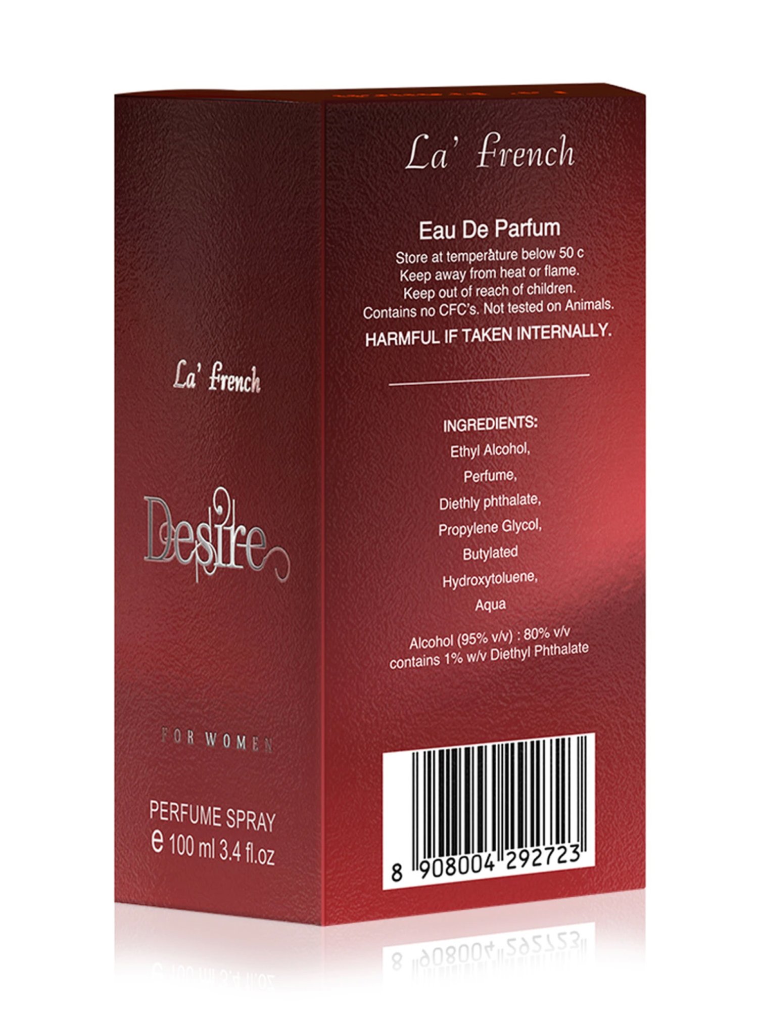 LA' French DESIRE Perfume for women - 100 ml