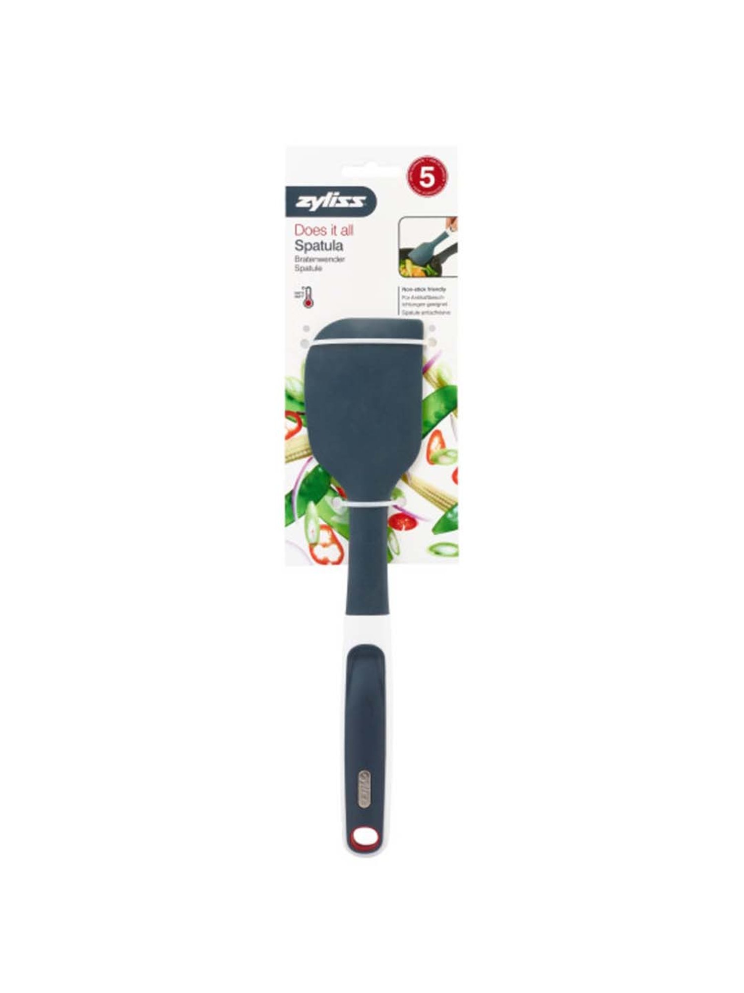Zyliss Black Silicone Spatula - Set of 1