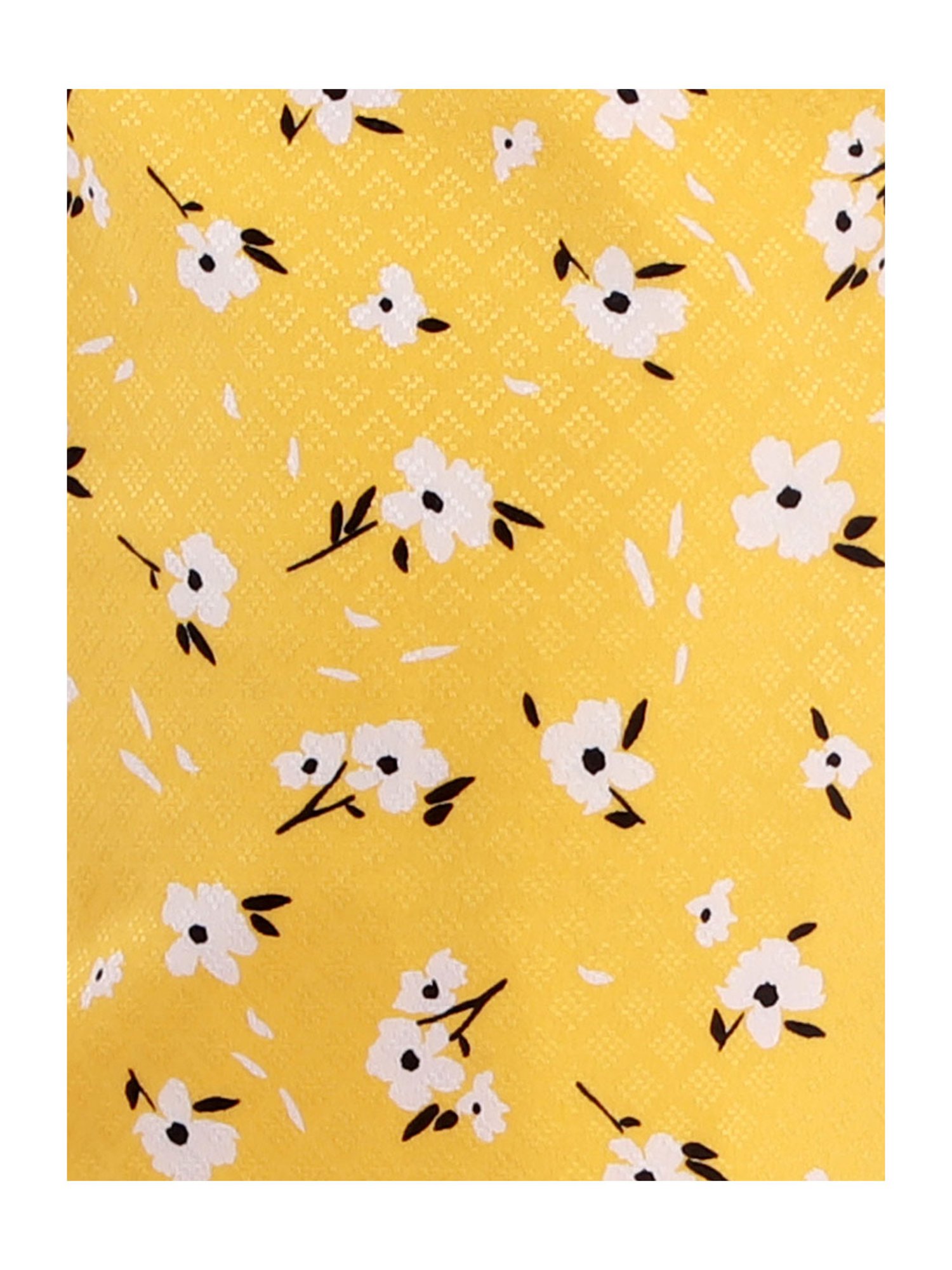 KidsDew Kids Yellow Floral Print Dress