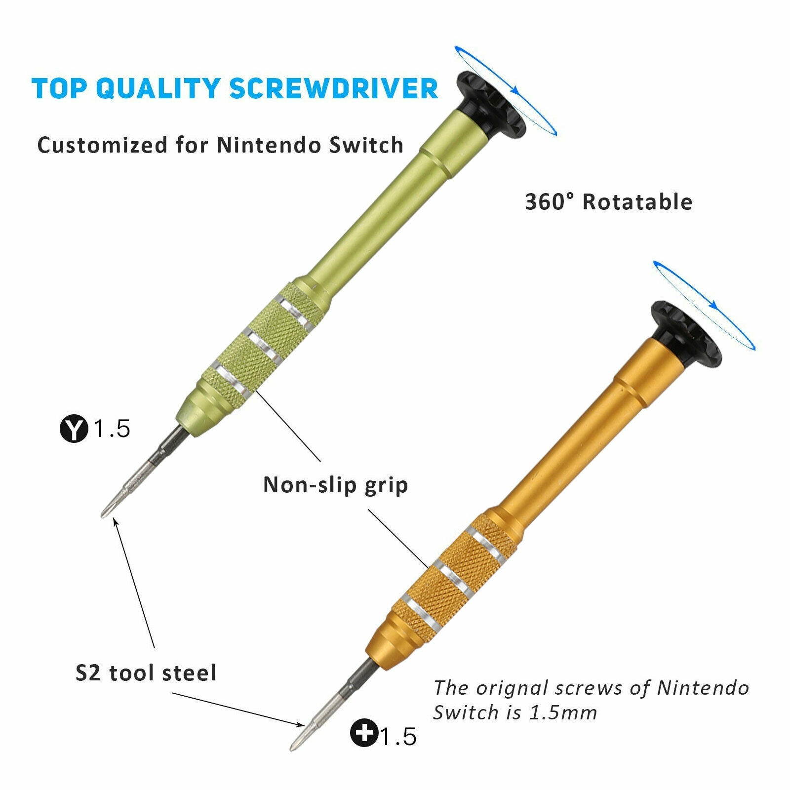 3D Analog Joystick Thumb Stick Replacement Tools Kit for  Switch Joy-Con