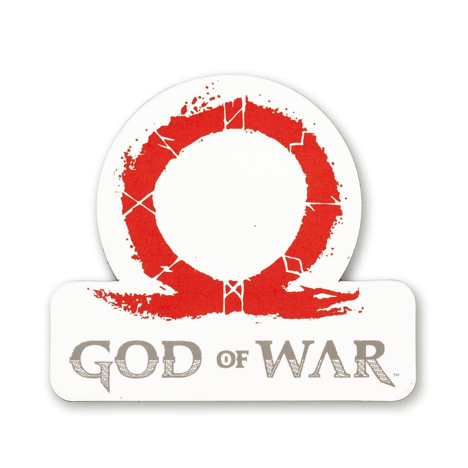 God of War 2018 Omega Logo Car Magnet | Kratos And Son | Video Game Collectible