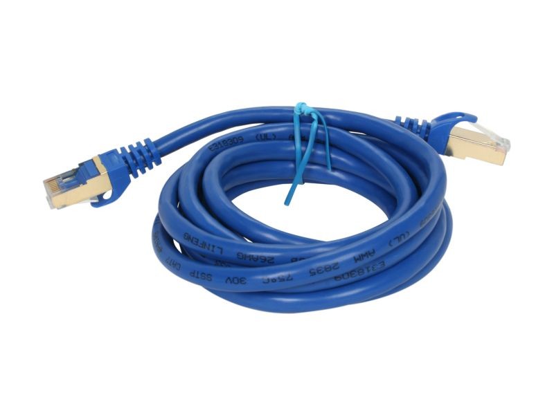 Rosewill RCW-10-CAT7-BL 10 ft. Twisted Pair (S/STP) Networking Cable