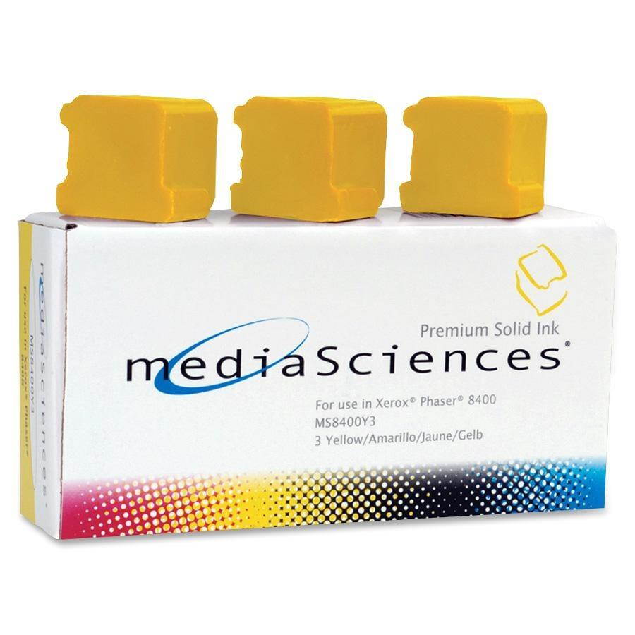 Media Sciences MS8400Y3 Yellow Solid Ink