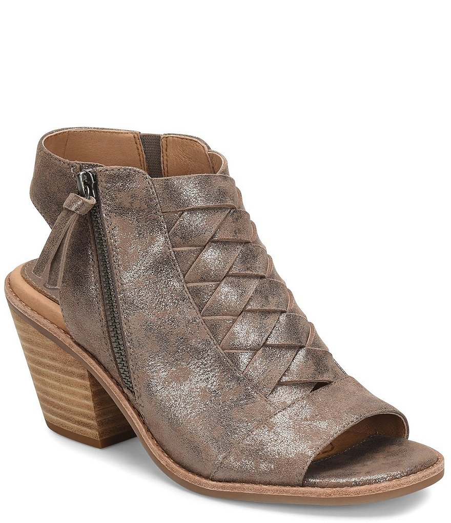 Sofft Mckenna Woven Metallic Leather Shooties
