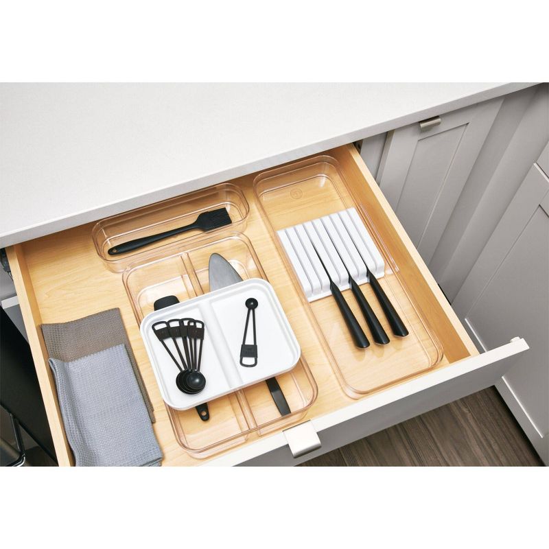 iDESIGN Crisp Knife Organizer Clear