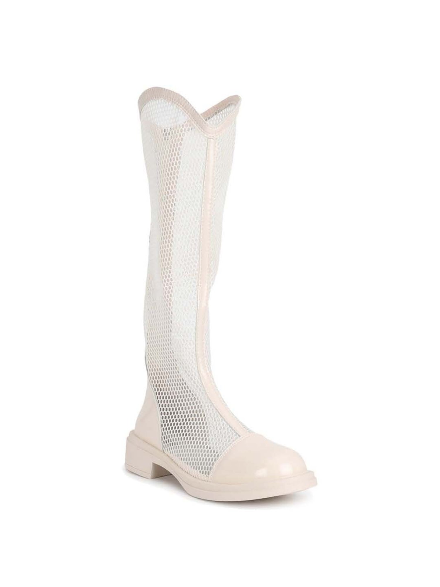 Truffle Collection Women's Beige Casual Booties
