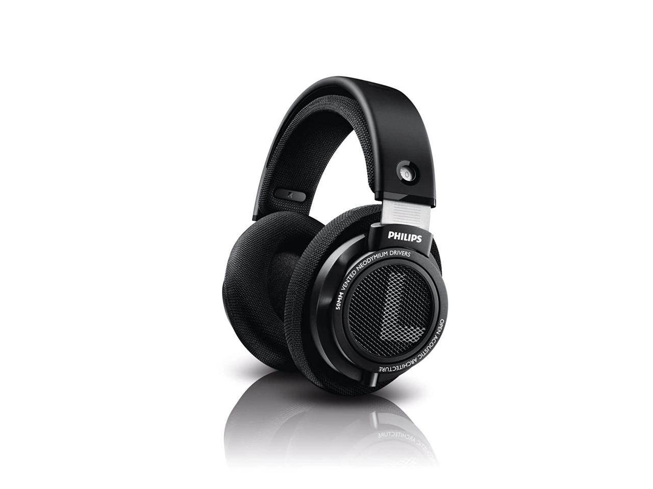 Philips Audio Philips SHP9500 HiFi Precision Stereo Over-Ear Headphones (Black)