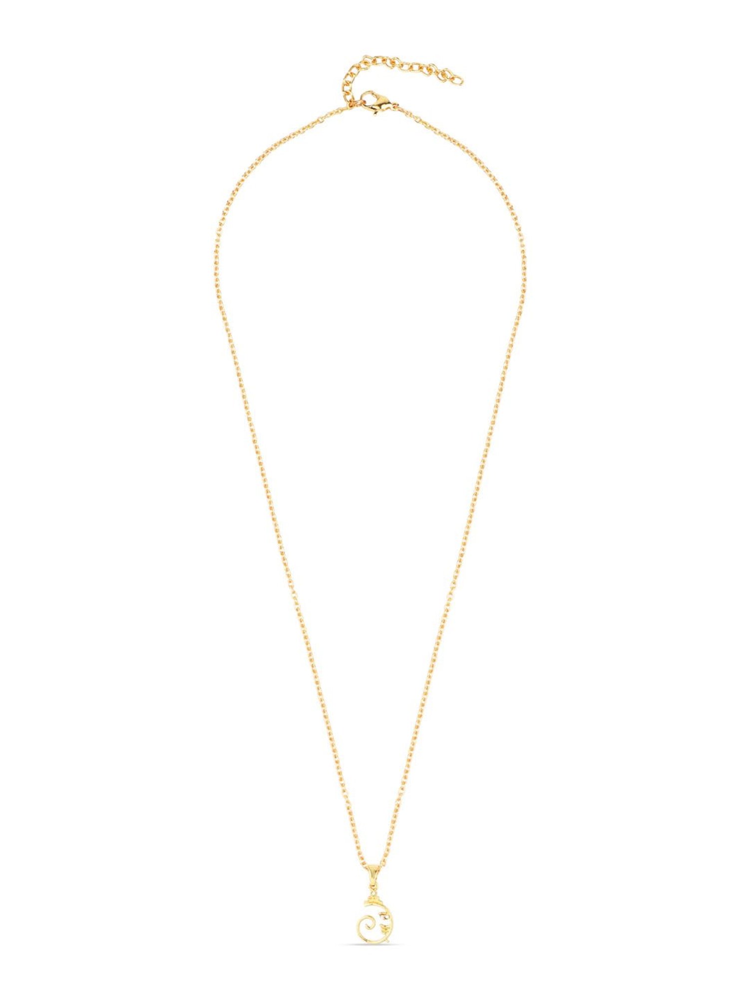 The Bro Code Gold-Plated Ganesh Pendant Necklace for Men