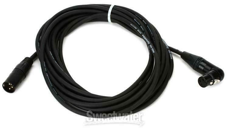 Pro Co MFRC-20 MasterMIKE Microphone Cable with Right-angled XLR Female End - 20