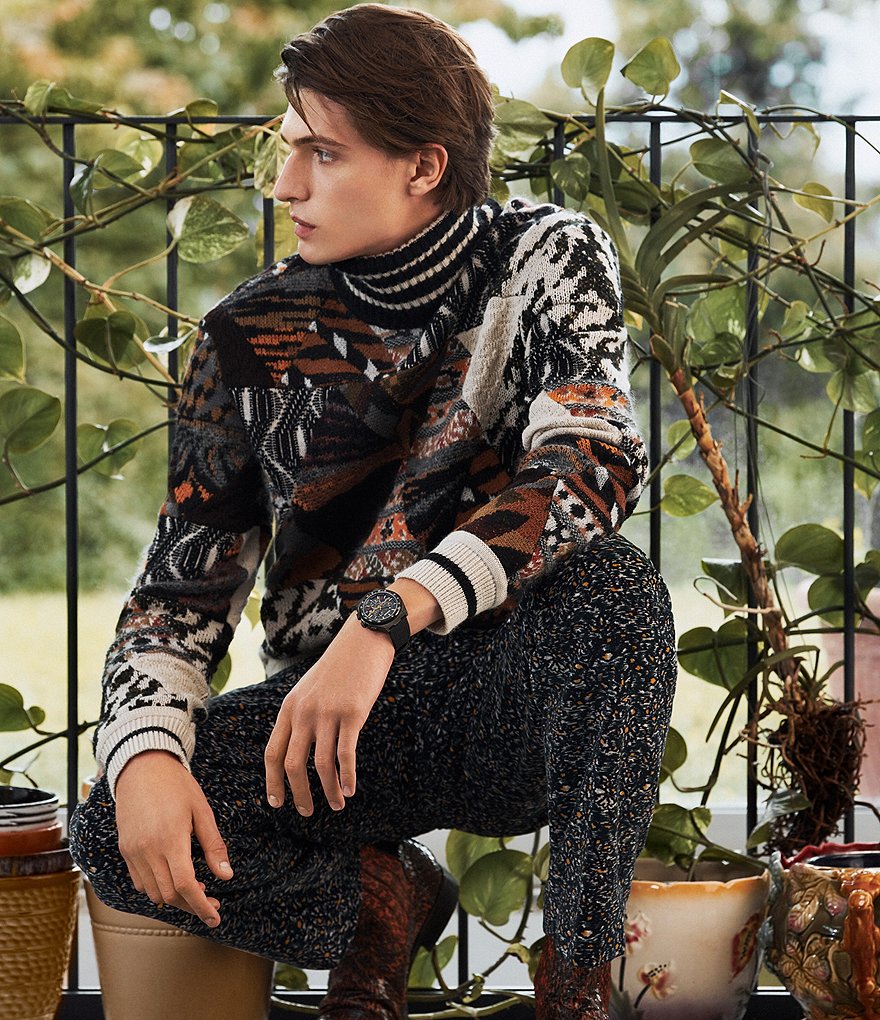 Missoni Mens M331 Sportswear Black Chronograph Watch