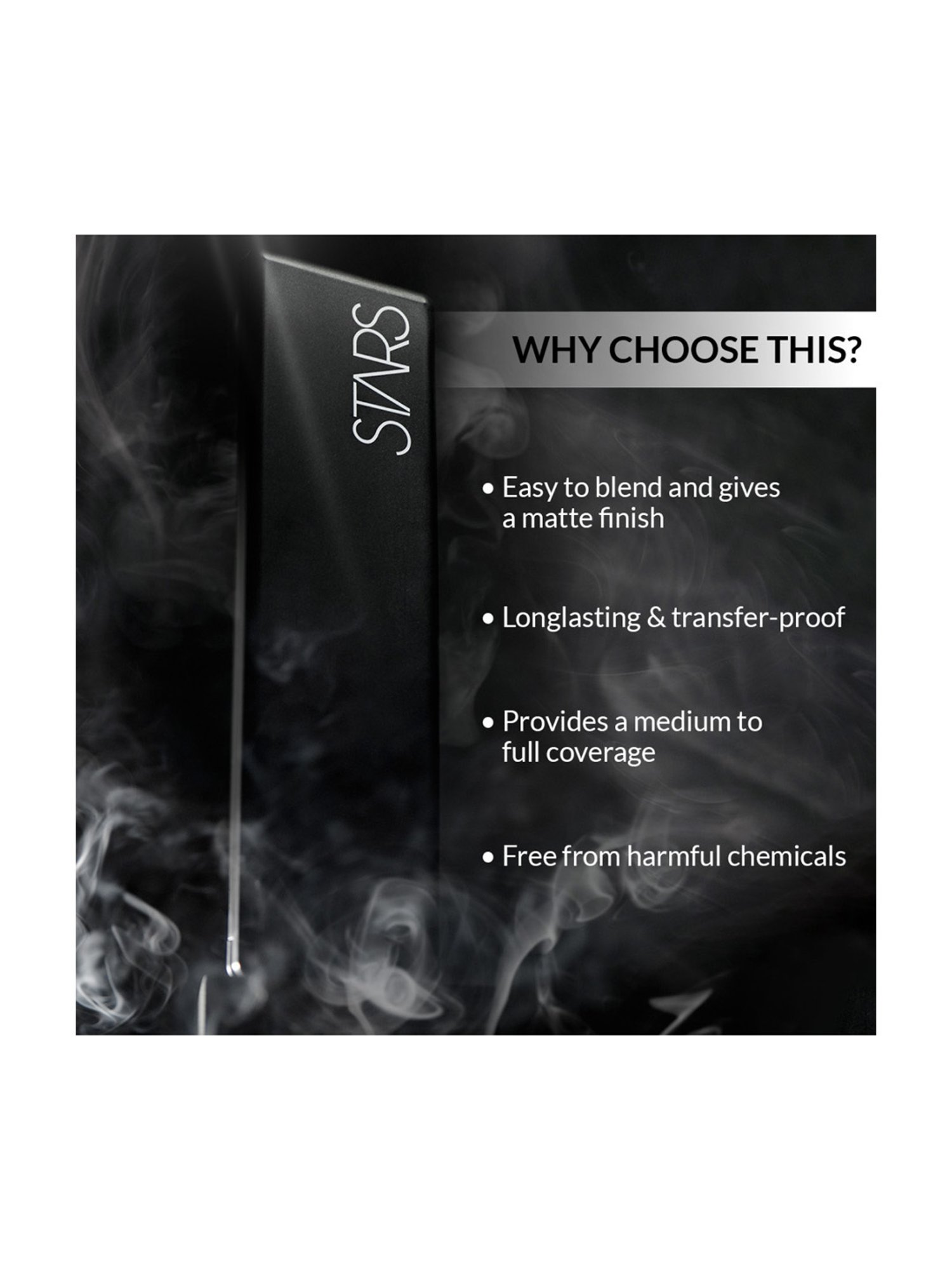 Stars Cosmetics Matte Finish Face Make Up Derma Series Color Pallate - 24 ml