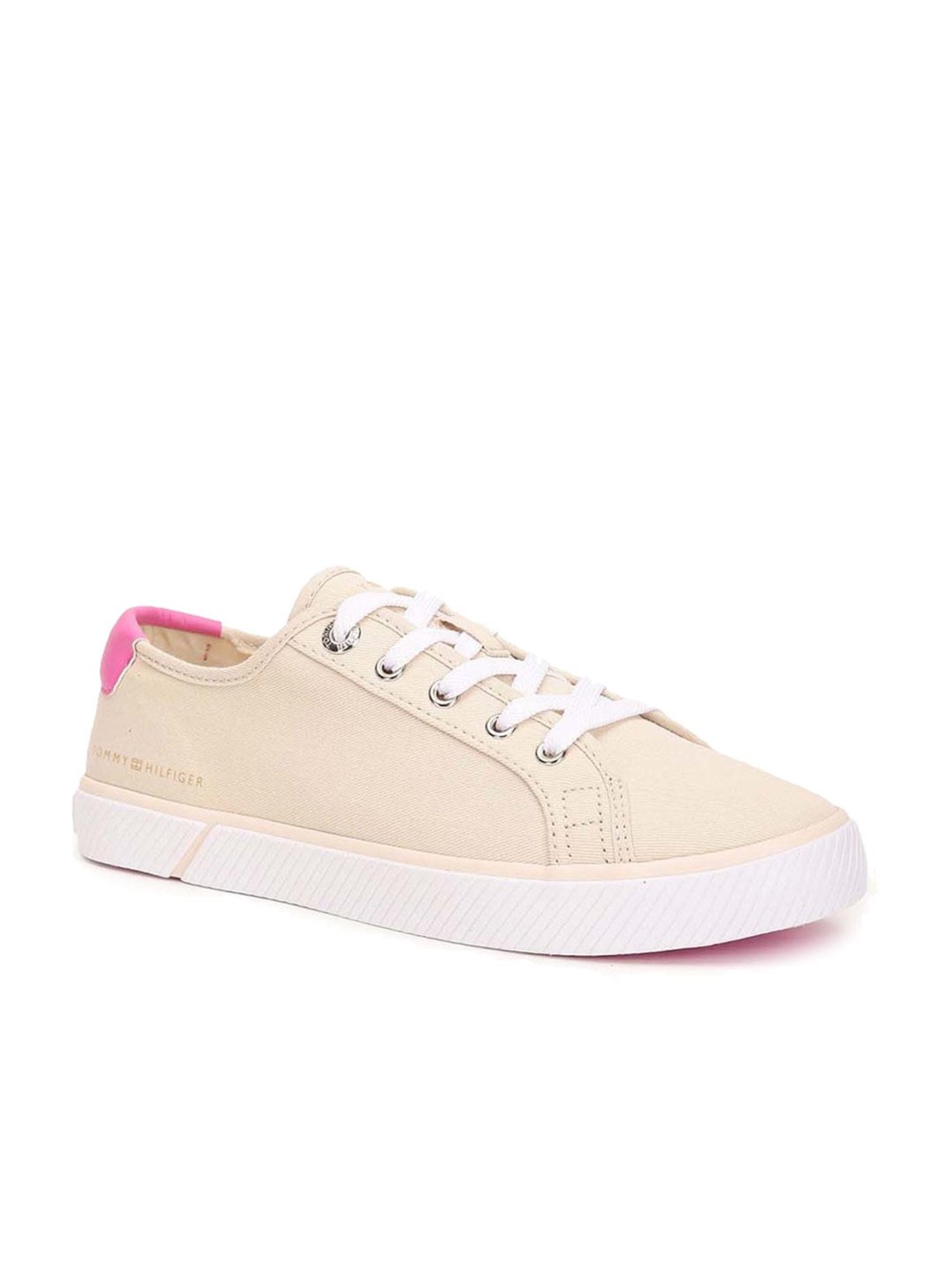 Tommy Hilfiger Women's Beige Casual Sneakers