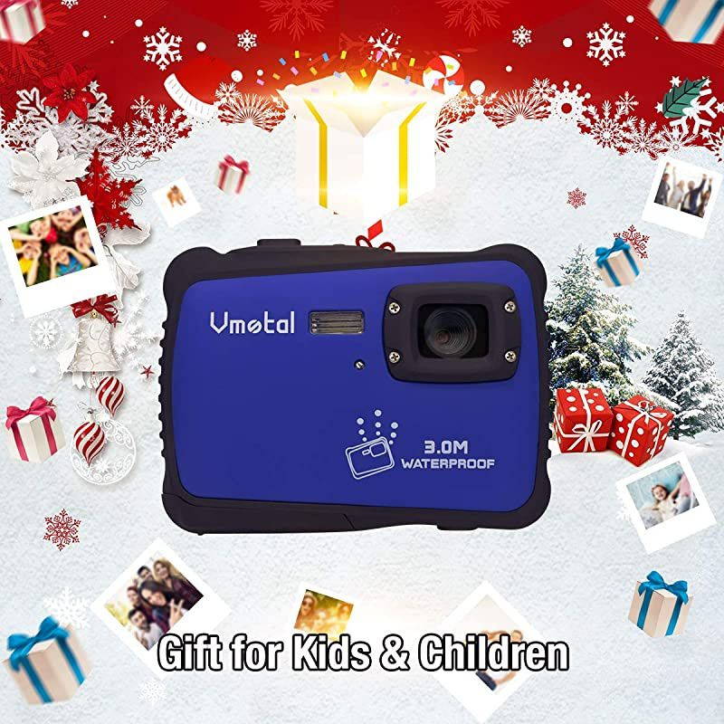 Kids Waterproof Camera,  Digital Camera for Kids 2.0 Inch TFT Display Children Kids Digital Camera (Yellow)