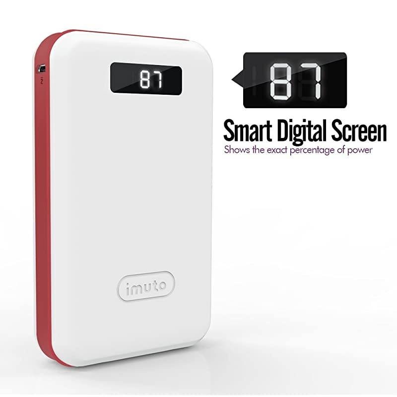 20000mAh Portable Charger Compact Power Bank External Battery Pack LED Digital Display Smart Charge Compatible with iPhone 12 Max Pro 11 XR 10 7 Plus, Samsung S10 Plus, Note 10, Tablets & More