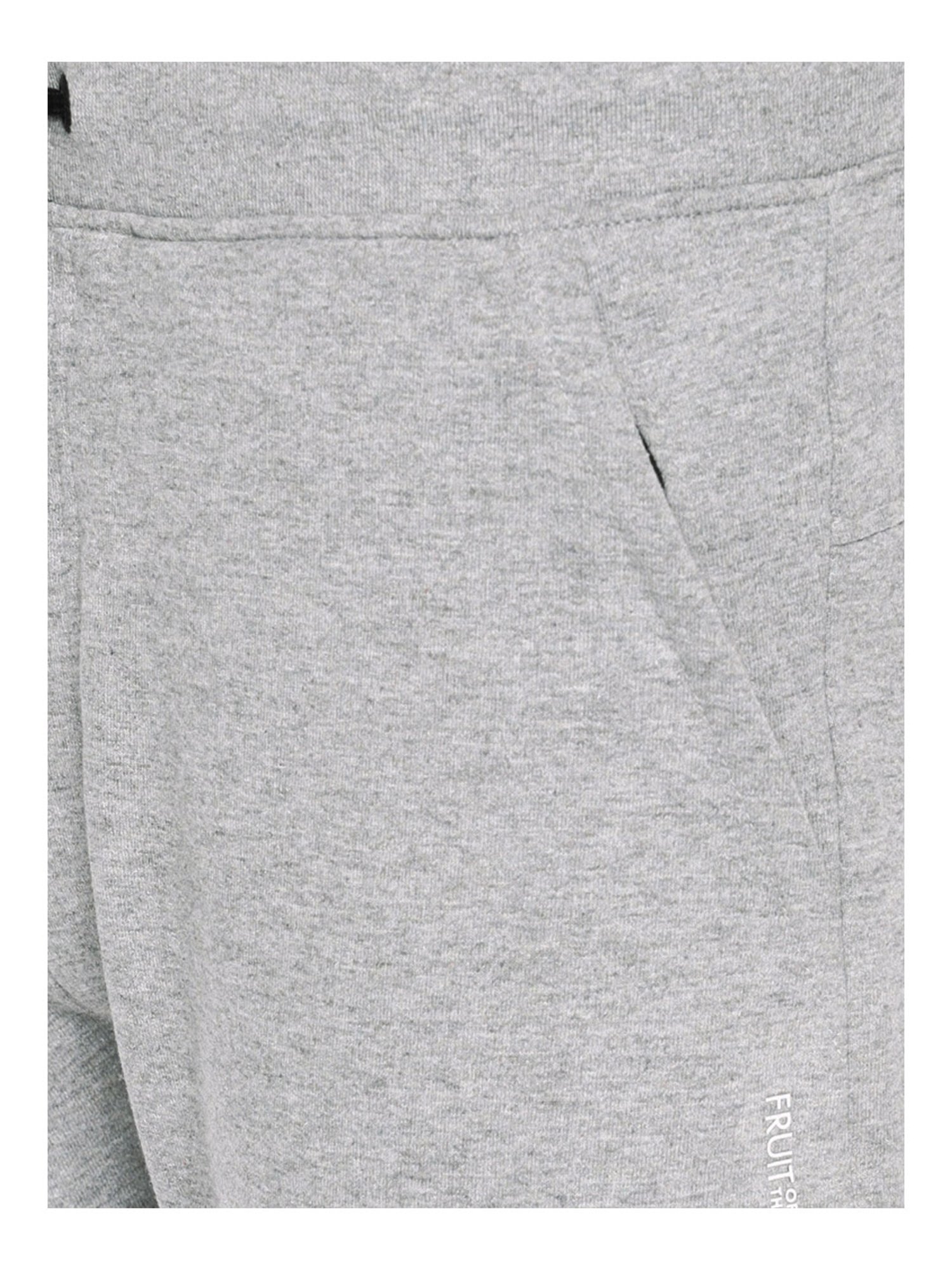 Fruit of the loom Grey Melange Regular Fit Joggers