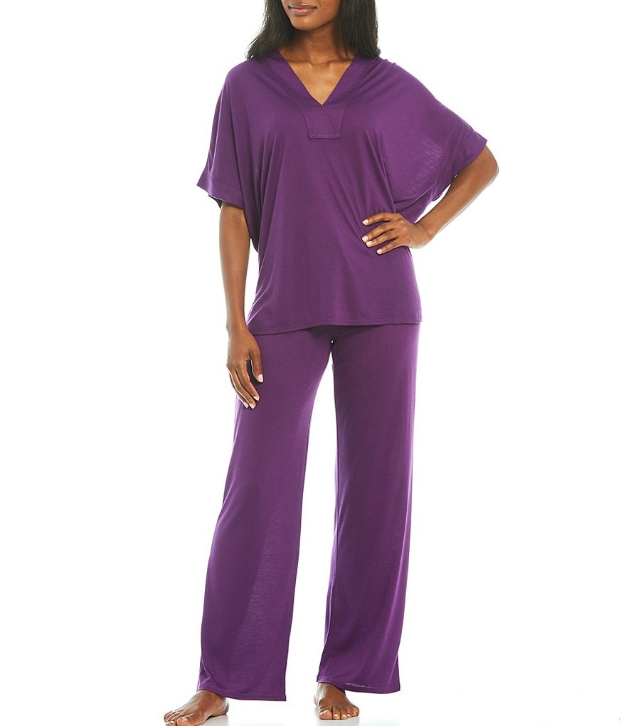 N by Natori Congo Jersey Coordinating Pajama Set