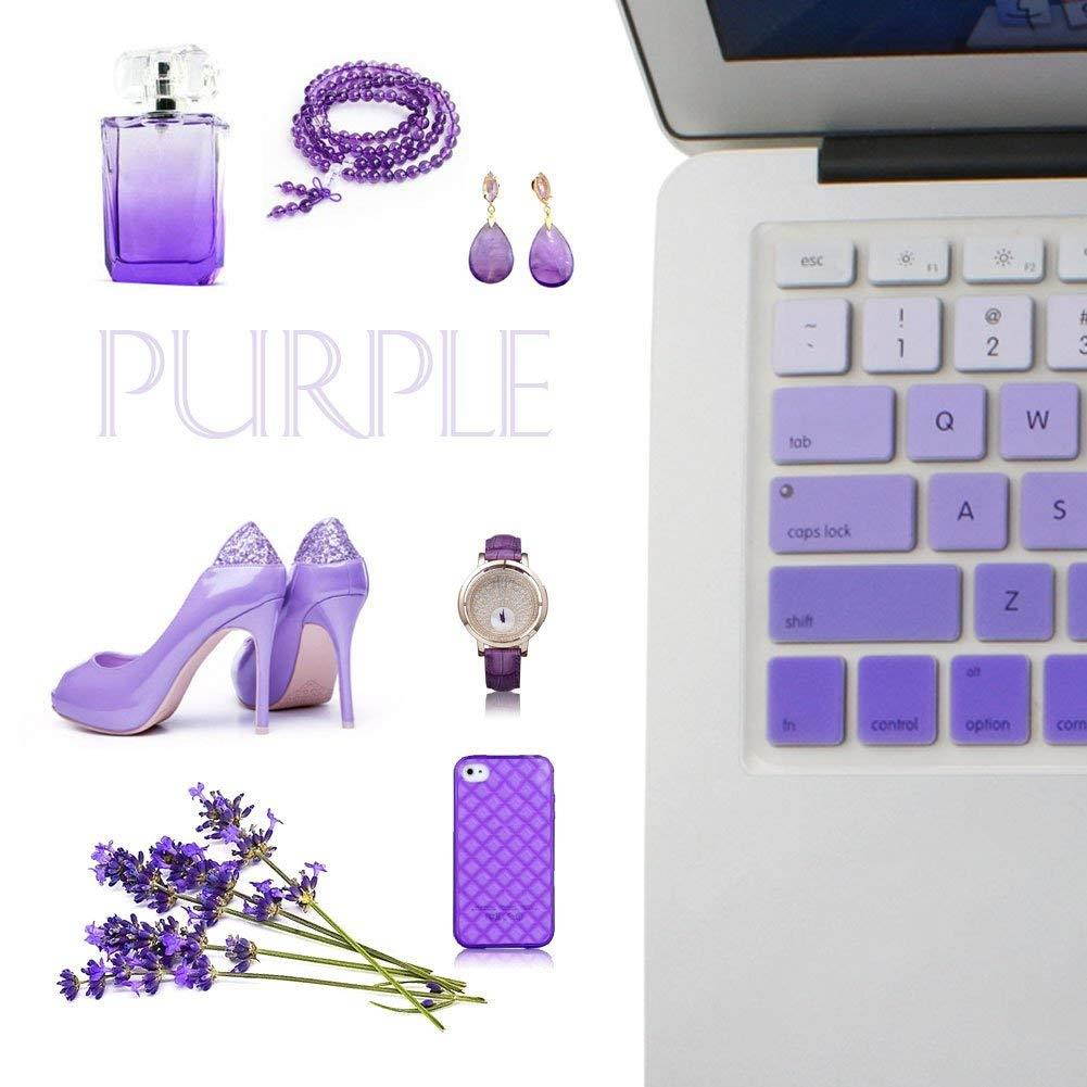 All-inside Purple Ombre Color Keyboard Skin for MacBook Pro 13" 15" 17" (with or without Retina Display) / MacBoook Air 13"