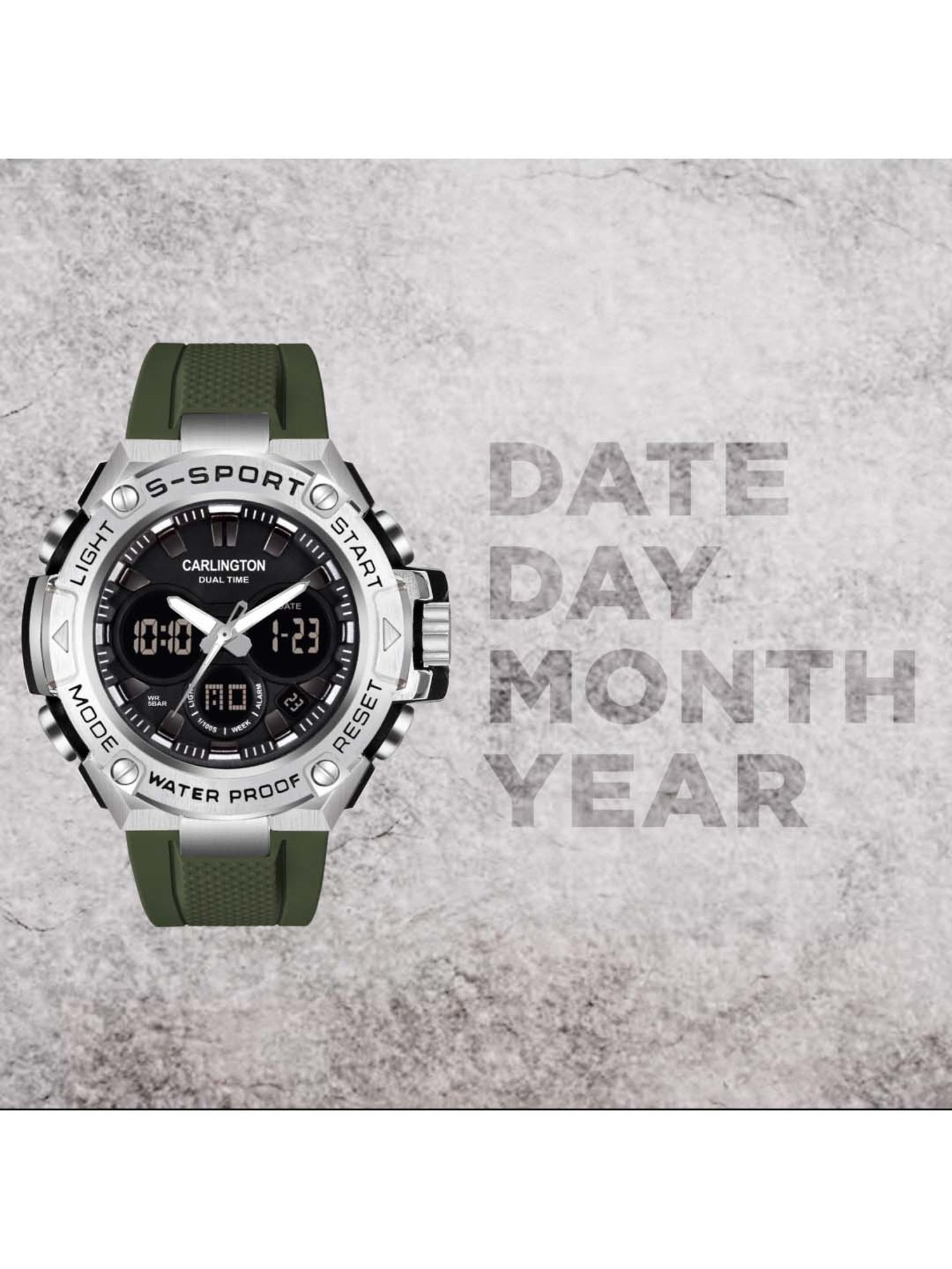 CARLINGTON Endurance 9107 Analog-Digital Watch for Men