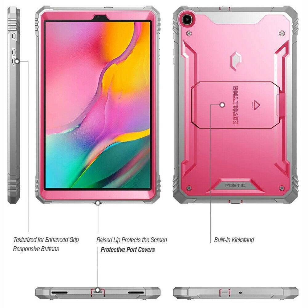 For Galaxy Tab A 10.1 SM-T510/T515 Tablet Case | Full Body Protective Cover Pink