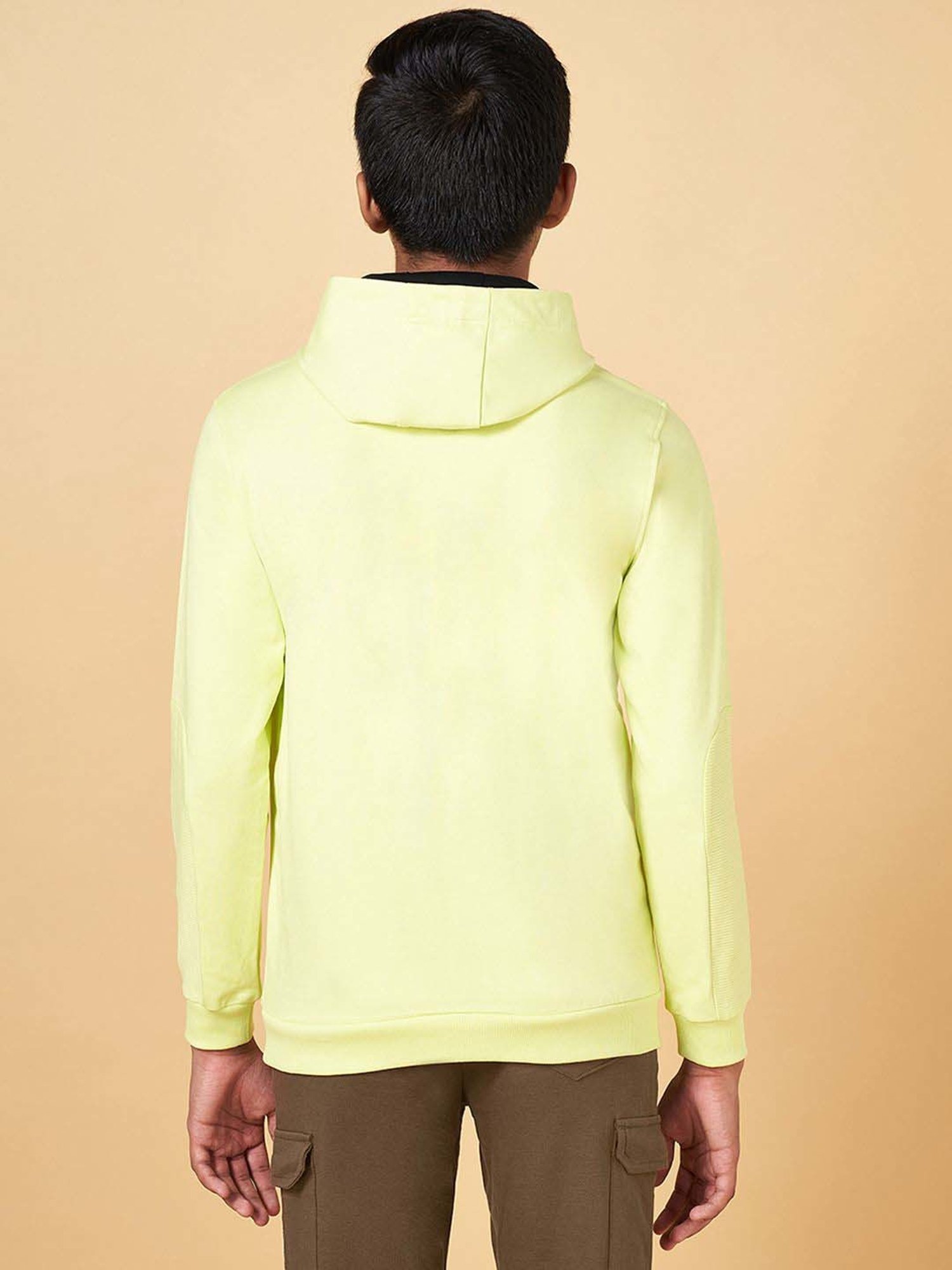 Coolsters by Pantaloons Kids Green Cotton Printed Full Sleeves Sweatshirt