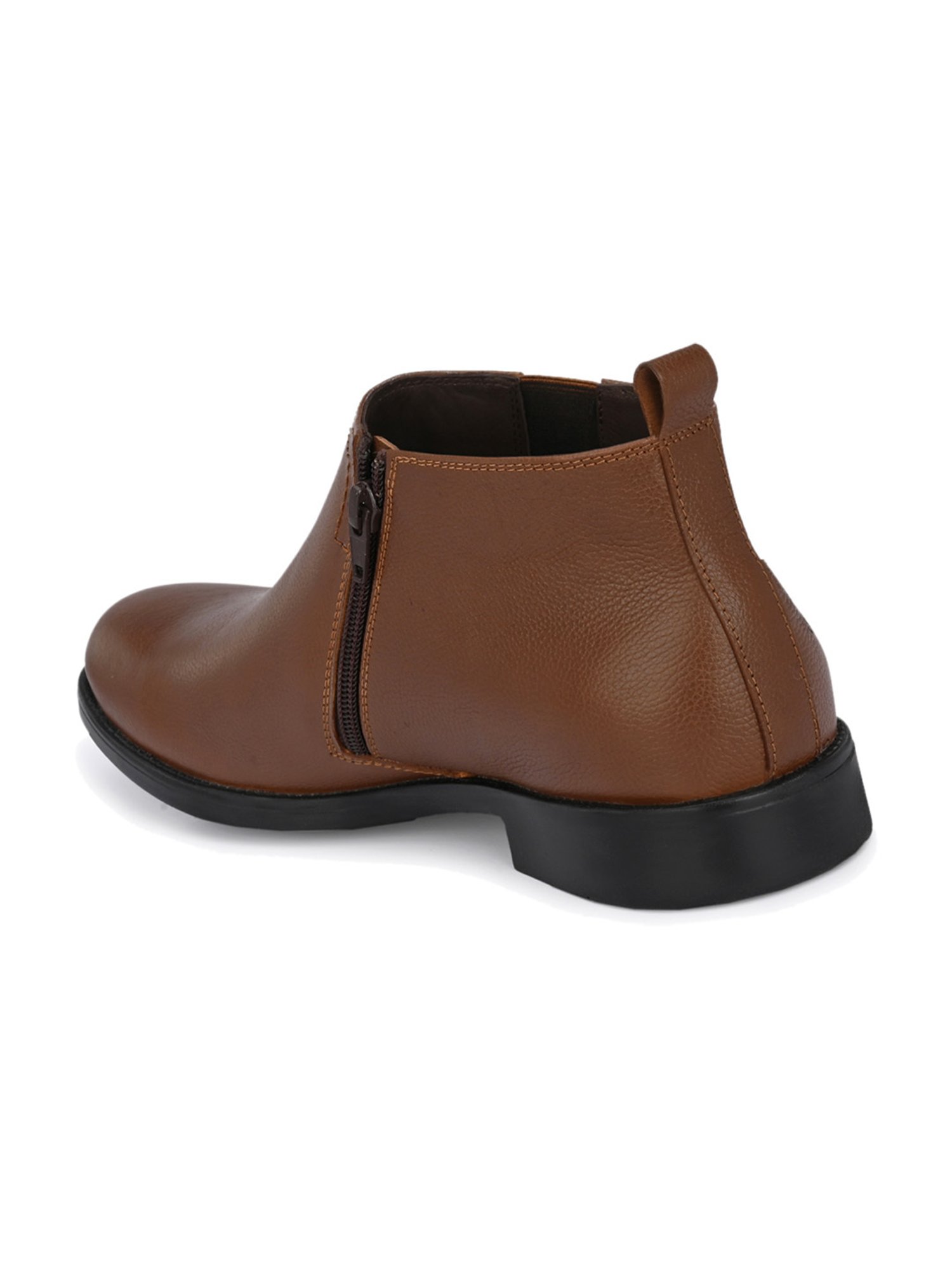 Hitz Men's Tan Chelsea Boots