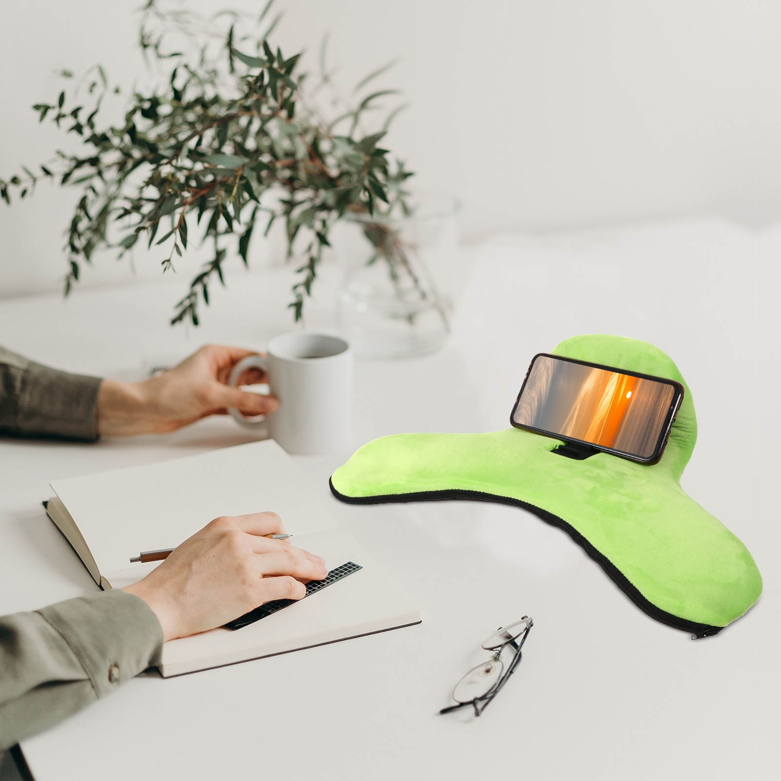 1pc Phone Pillow Cushion Tablet Table Stands Pillow Phone Holders