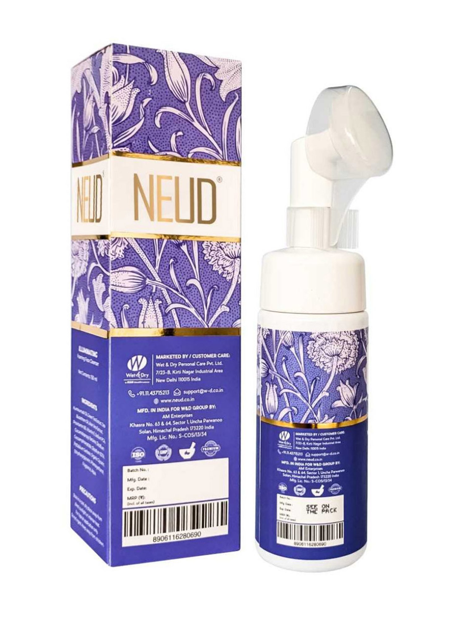 NEUD Illuminating Foaming Face Cleanser - 150 ml (Pack of 1)