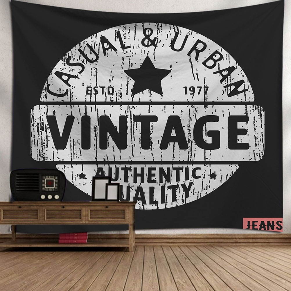 1pc Punk Style Printing Hanging Tapestry Wall Blanket Beach Towel Wall Background Decorative Cloth for Home Bedroom Living Room (Red)