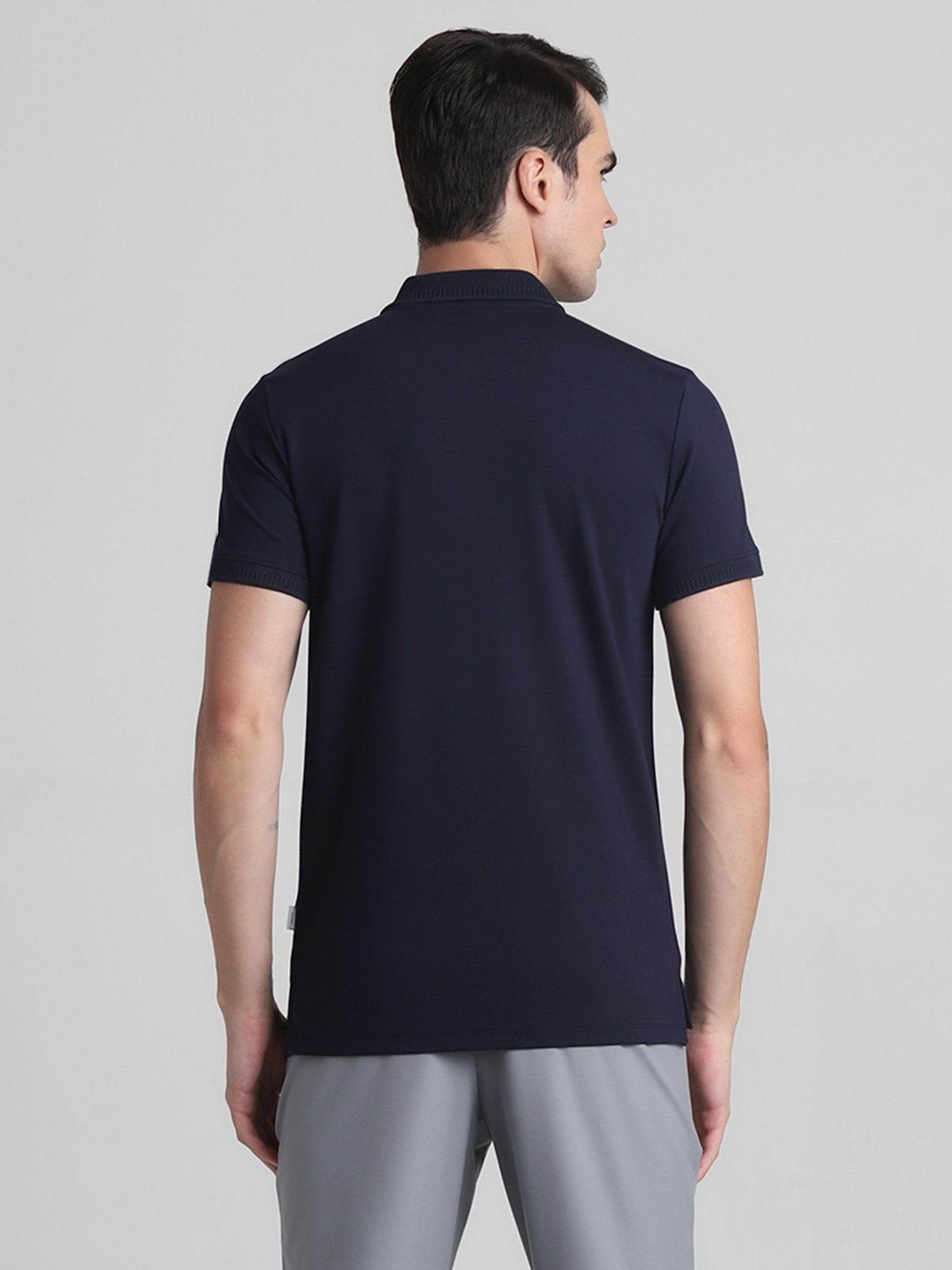 Jack & Jones Peacoat Slim Fit Polo T-Shirt
