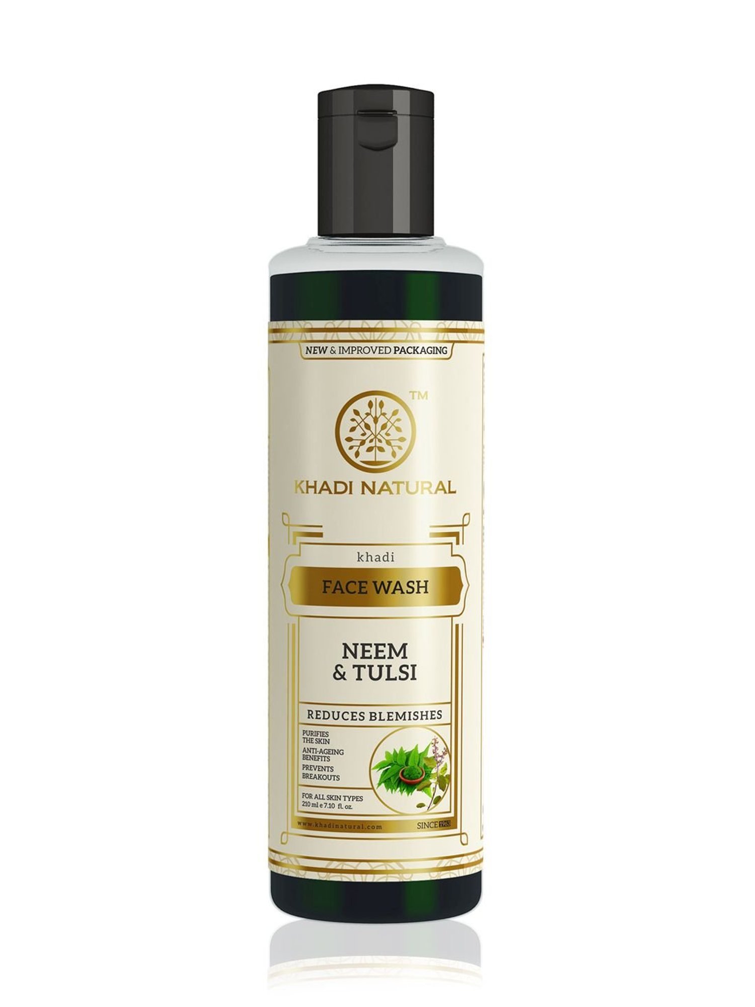 Khadi Natural Neem & Tulsi Face Wash - 210 ml