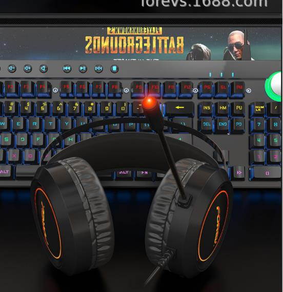 Wired Gaming Headset 7.1 Surround Sound Stereo Earphones USB Microphone Breathing RGB Light G93 For PC Gamer Headphones