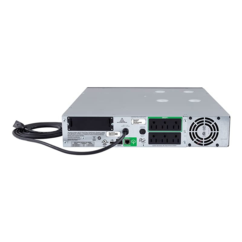 1500VA Smart UPS with SmartConnect, SMT1500RM2UC Rack Mount UPS Battery Backup, Sinewave, AVR, 120V, Line Interactive Uninterruptible Power Supply