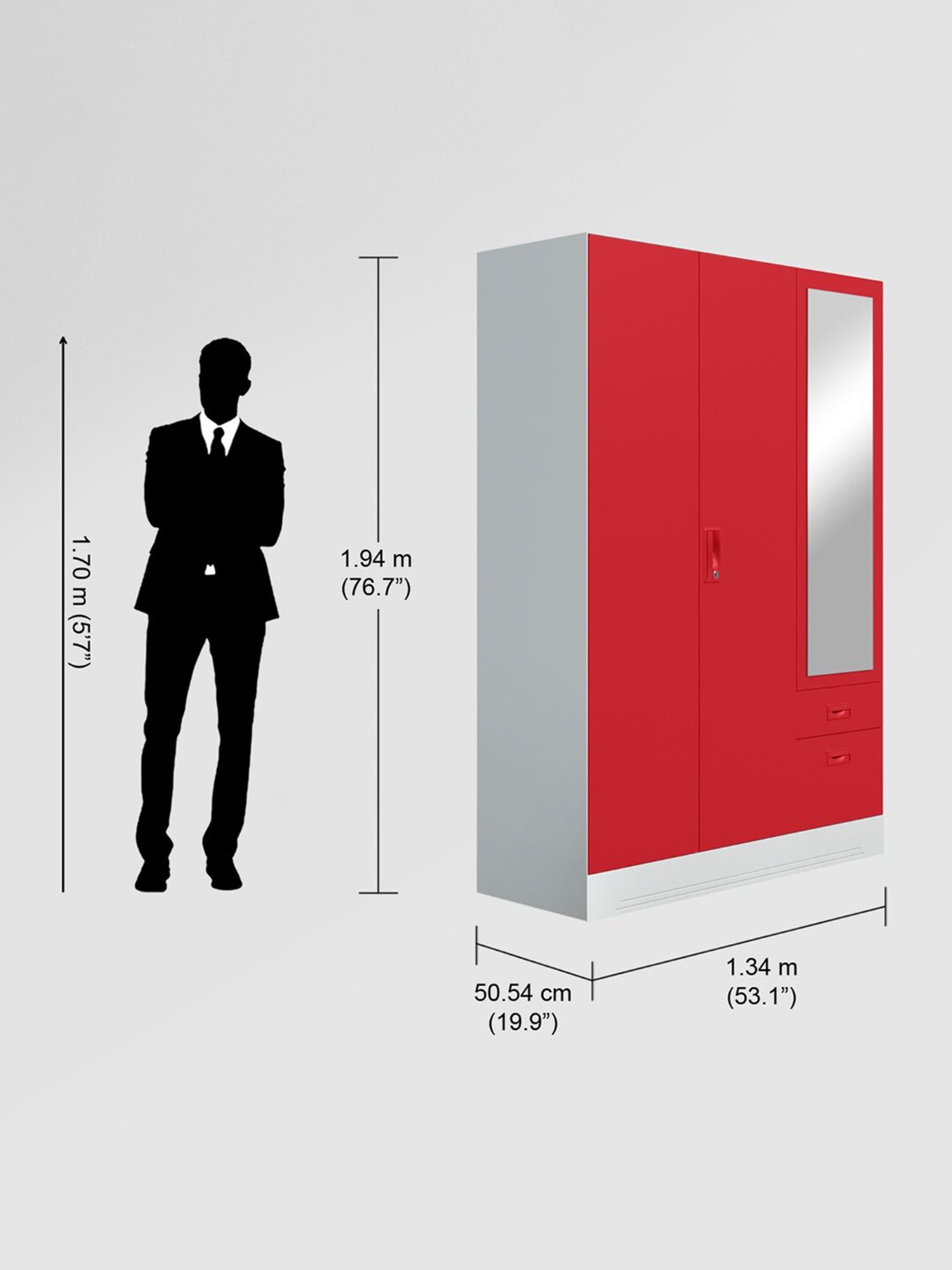 Home Basics 5 Dual Hook Chrome Plated Steel Over the Door Hanging Rack