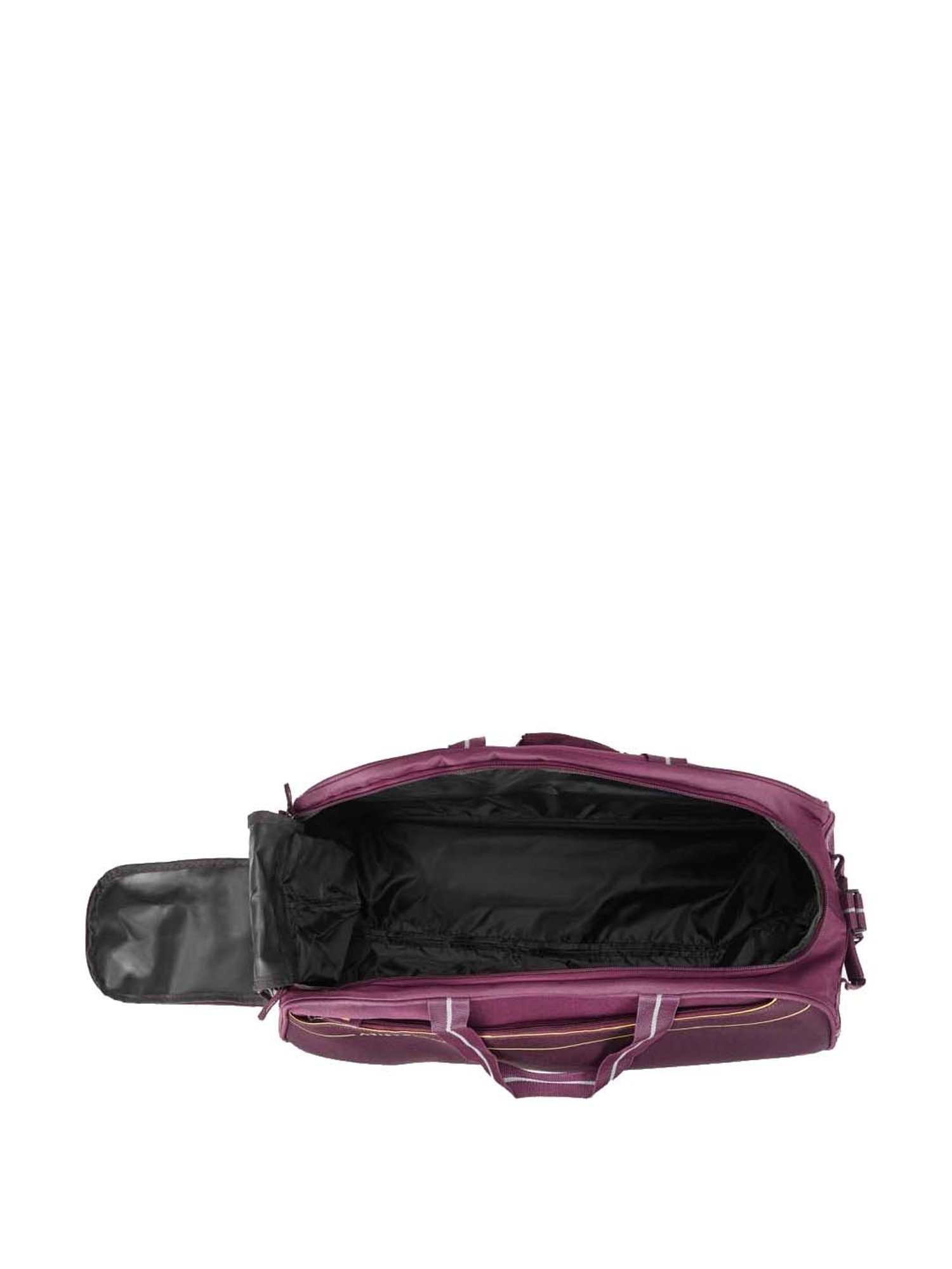 Aristocrat Delta Purple Medium Duffle Trolley Bag
