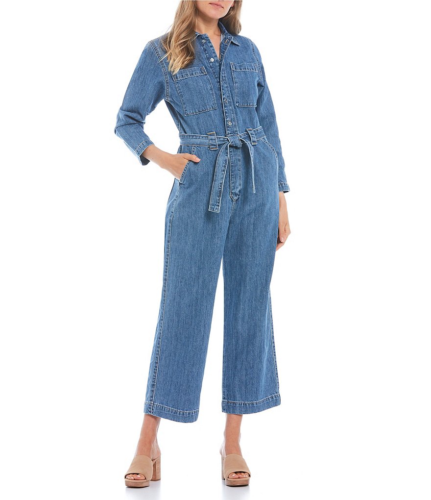 Coco + Jaimeson Strapless Elastic-Waist Laser-Cut Embroidered Knit Jumpsuit